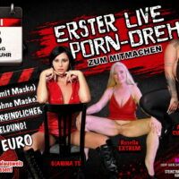 Erster Live Porn-Dreh am 3.Juli in Stuttgart, mit Rosella.